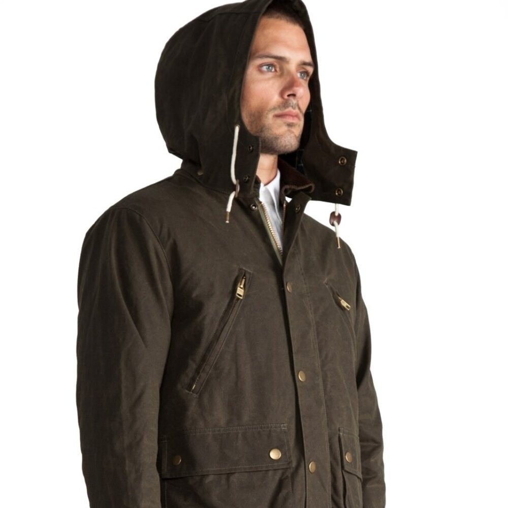 Revolve Man Gant Rugger Wax Your Back Jacket‎ Men's Small RARE HTF Field Green - Picture 16 of 16